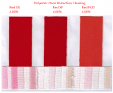 पॉलिएस्टर स्पैन्डेक्स रेड फैब्रिक को हल करने के लिए किस प्रकार 4.5 फास्टेशन है